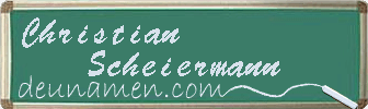 Christian Scheiermann Visitenkarte